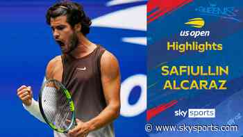Alcaraz returns to tennis with dominant win over Safiullin at US Open!