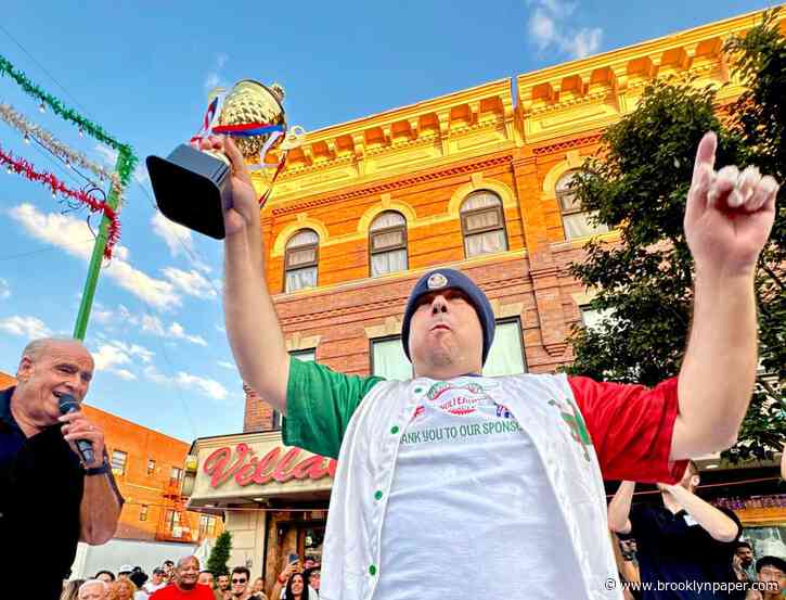 A sweet tradition: Bensonhurst’s Santa Rosalia Feast holds 4th annual cannoli-eating contest