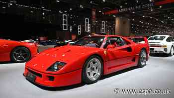Hamilton takes ownership of Ferrari F40 road car