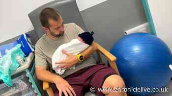 Newcastle dad delivers his own daughters in two surprise home births four years apart