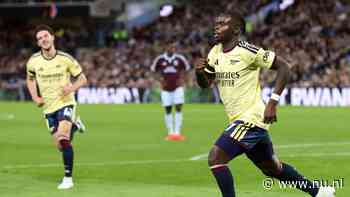 Arsenal behoudt perfecte score in Premier League met nipte zege op Aston Villa