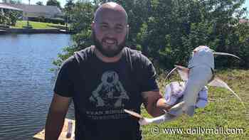 Horror after fisherman decided to get off boat to explore sand bar in shark-infested waters
