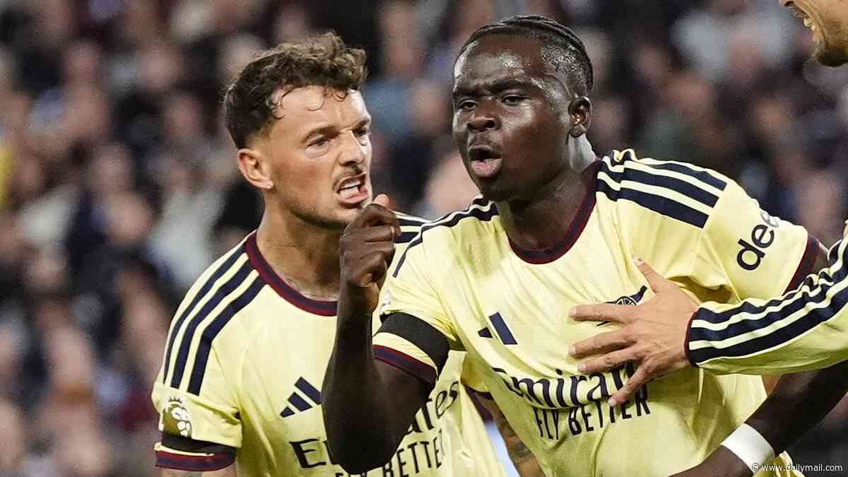Aston Villa 0-1 Arsenal: Bukayo Saka inspires champions to cagey win at Villa Park - as Gunners' new £55m signing Ezri Konsa returns to make debut against his old club