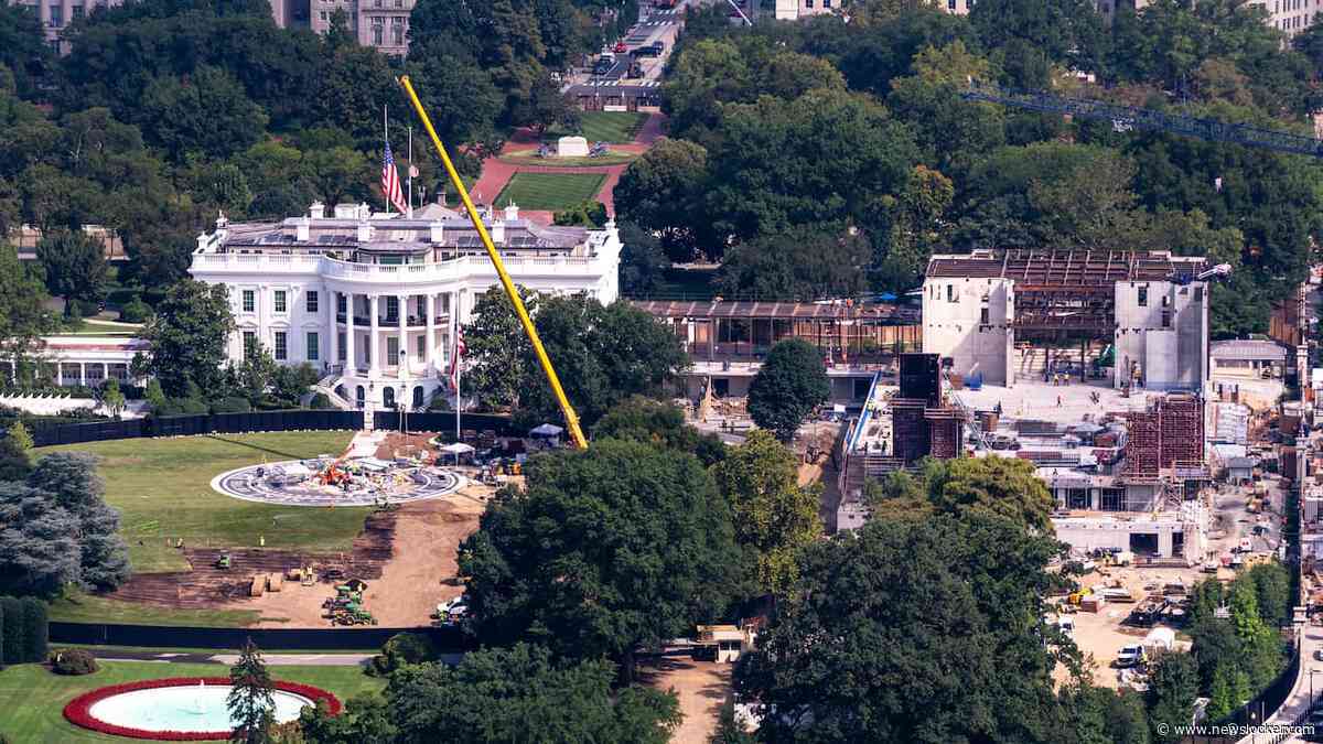 Amerikaans hooggerechtshof staat bouw van balzaal Witte Huis vooralsnog toe