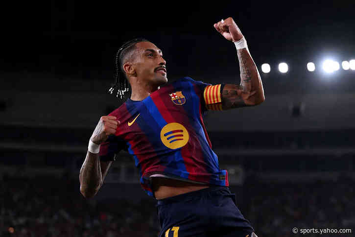 🎥 On fire! Raphinha stars in Barça thrashing at Camp Nou