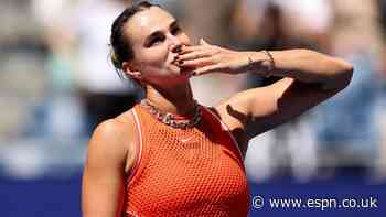Sabalenka rolls at US Open after uneven few weeks