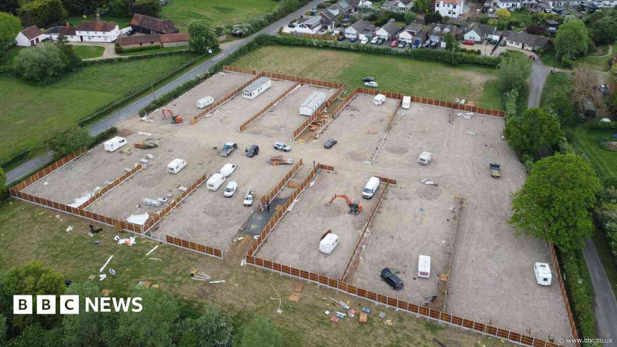 Retrospective application made for traveller site