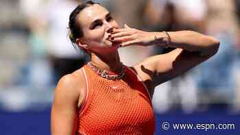 Sabalenka rolls at US Open after uneven few weeks