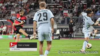 2. Bundesliga: Die fünf Top-Tore des 3. Spieltags