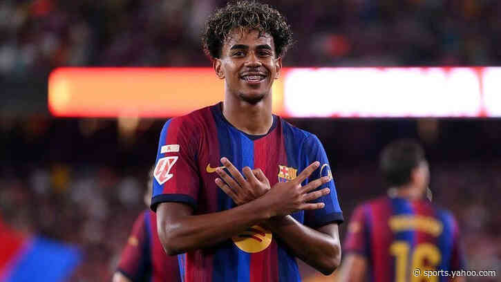 Raphinha & Lamine Yamal score twice in Barca win