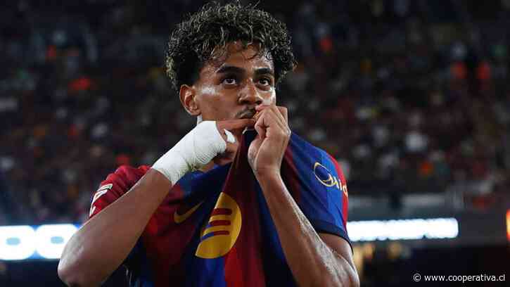 FC Barcelona goleó a Rayo Vallecano con dobletes de Raphinha y Lamine Yamal