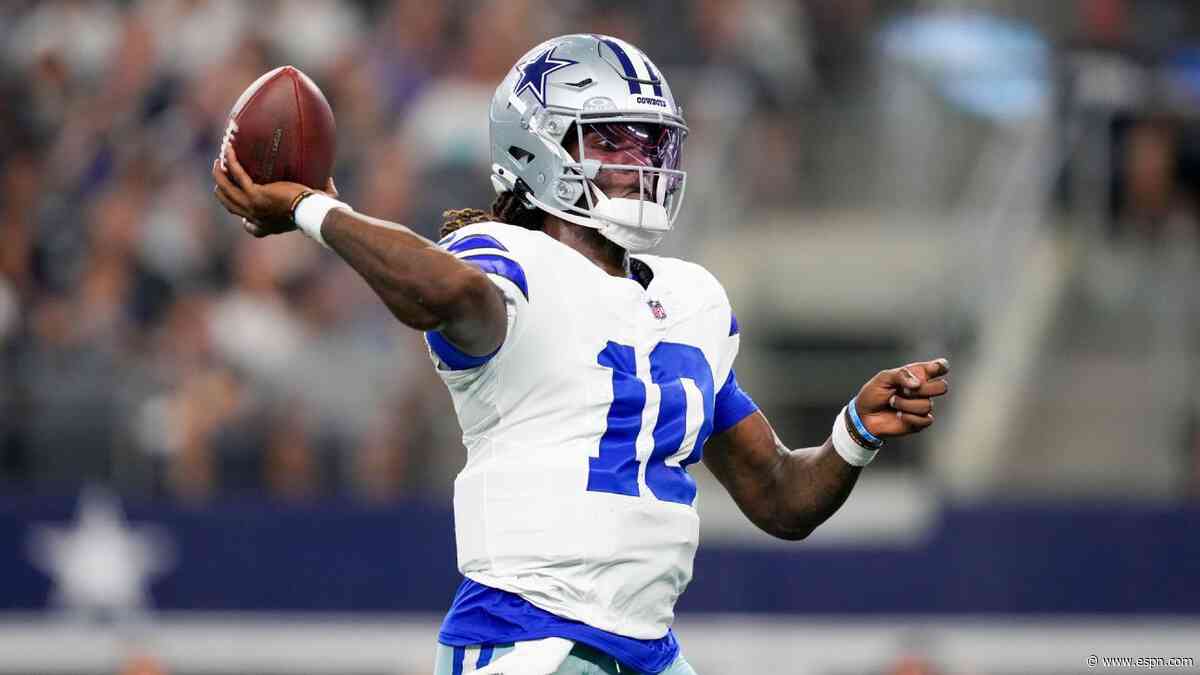 Cowboys cut Milton, name Howell backup QB