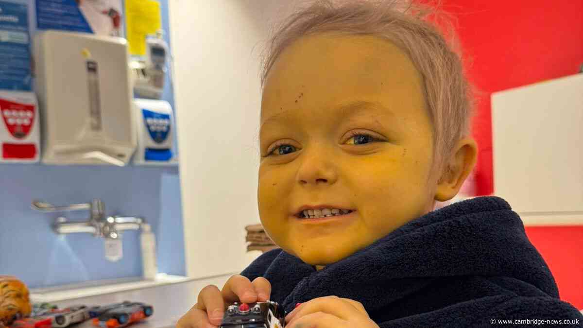 Cambridge dad donates part of liver and bowel to son in 'extremely rare' transplant