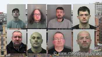 Names and faces of all the North East criminals jailed in August 2026