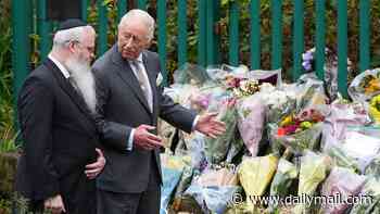 King Charles sends heartfelt message to synagogue terror attack victims at memorial event