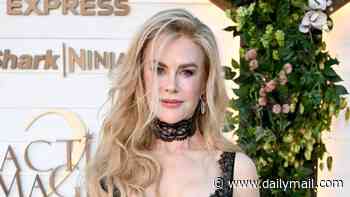 Nicole Kidman sizzles in sheer lace gown as she reunites with Sandra Bullock for Practical Magic 2 premiere in LA