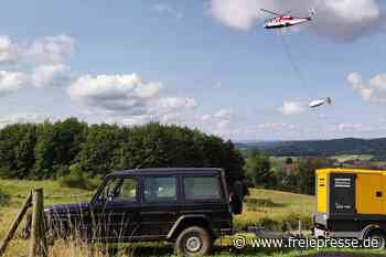 Rohstoffsuche per Helikopter im Vogtland: Mit dieser Technik schauen Forscher unter die Erde