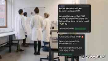 Geneeskundestudenten bieden duizenden euro's voor elkaars coschappen