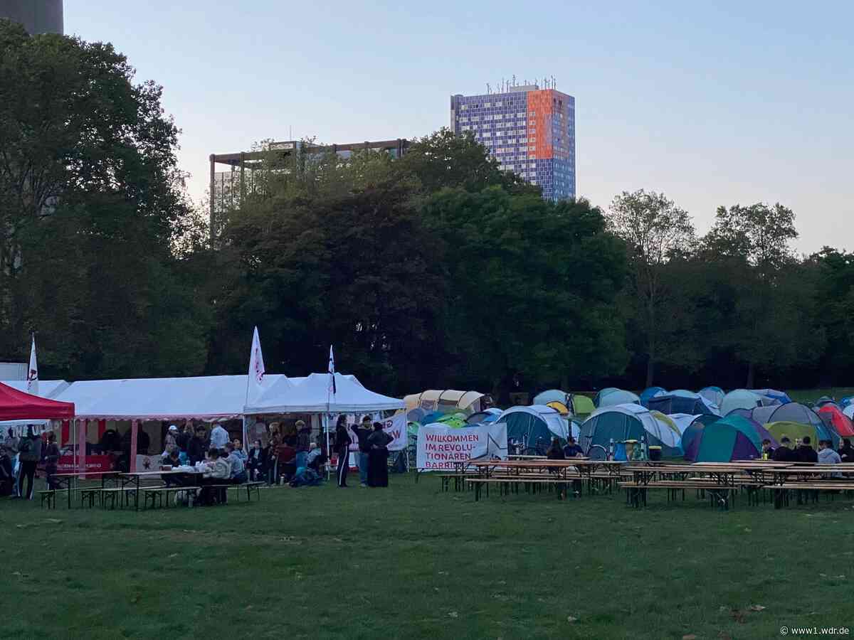 Protestcamp "Rheinmetall entwaffnen" startet in Köln