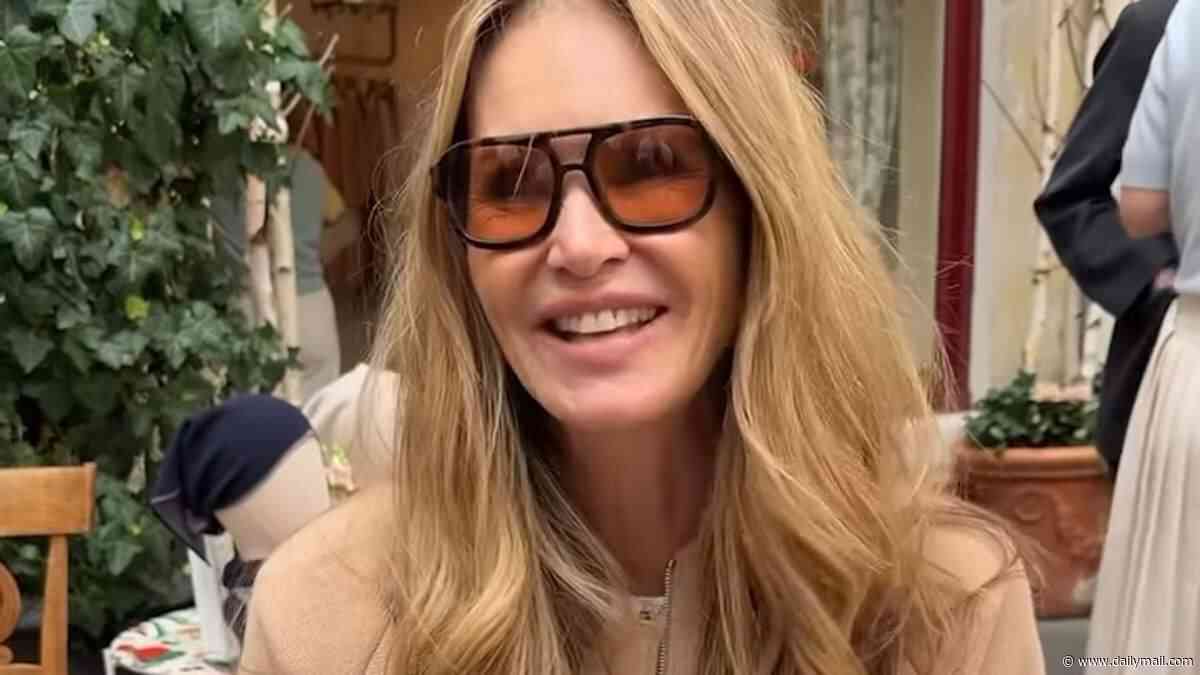 Elle Macpherson reveals her bizarre new accent as she promotes her new clothing range