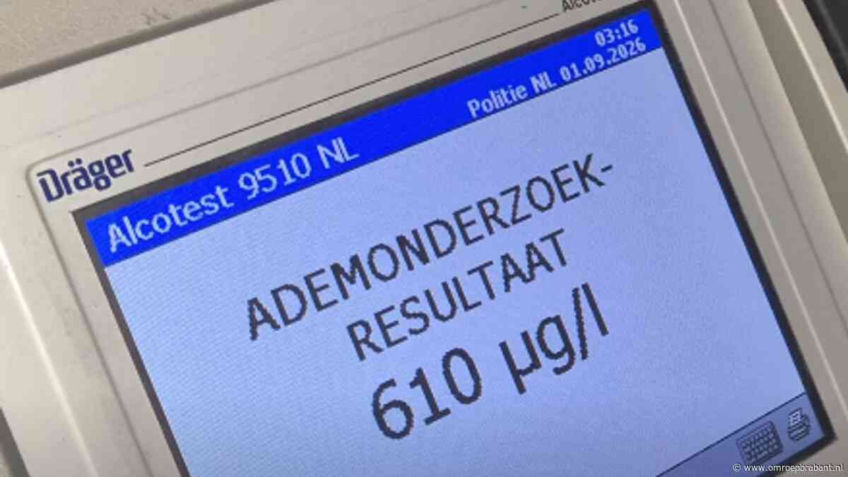 Man (53) gaat slingerend over de weg na afscheidsborrel, politie grijpt in