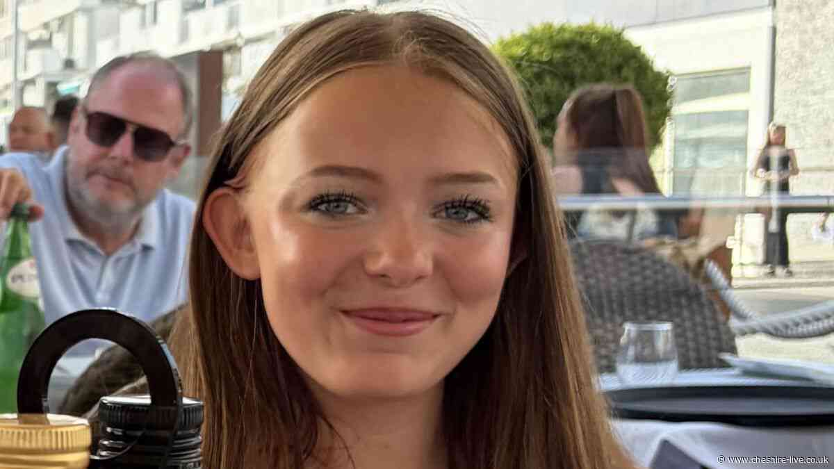 Cheshire schoolgirl loves 'not having to worry' after becoming UK's first