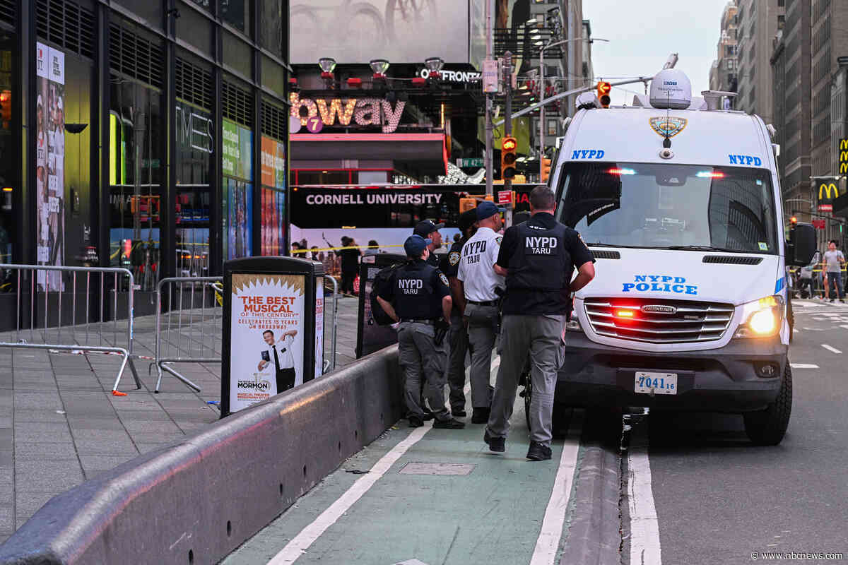 Suspect in deadly Times Square knife attack is fatally shot by NYPD, officials say