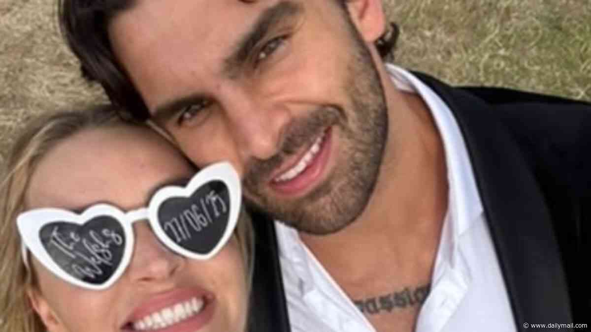 Pregnant Laura Woods celebrates three-year anniversary with fiancé Adam Collard as she shares cosy snaps ahead welcoming second child