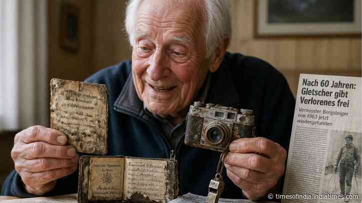 Backpack Resurfaces In Glacier: 86-year-old reunites with 1963 climbing gear; melt reveals more past