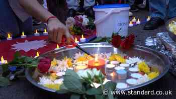 Vigil held at west London temple for victims of ‘traumatic’ Nepal flood