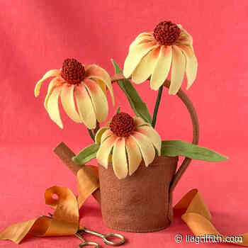Felt Echinacea Flowers