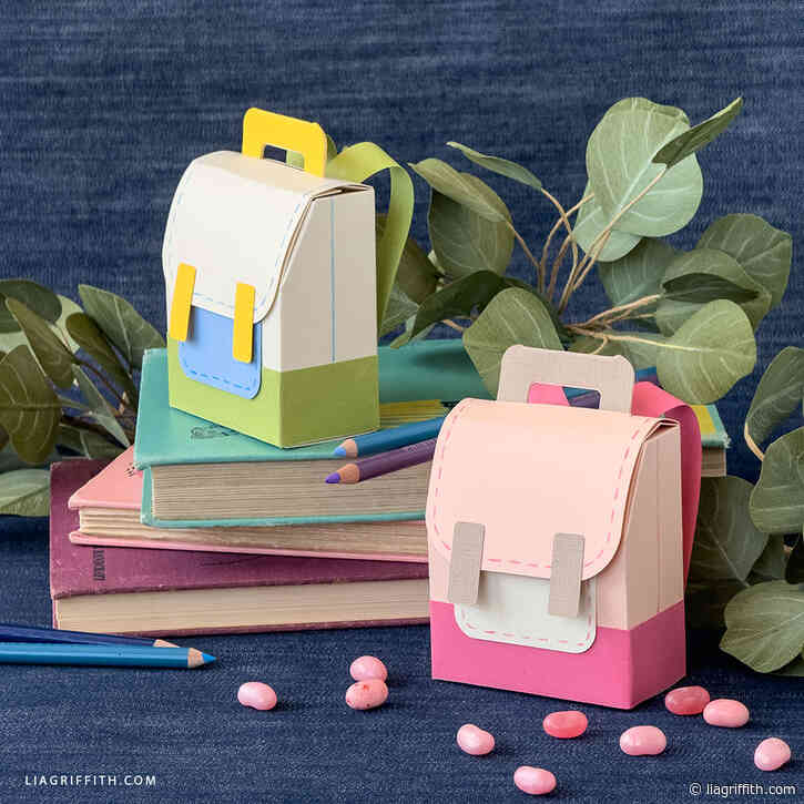 Cardstock Backpack Treat Box