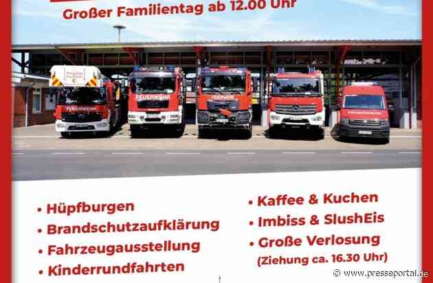 FW Niederkrüchten: Feuerwehr zum Anfassen in Elmpt / Der Löschzug Elmpt der Freiwilligen Feuerwehr Niederkrüchten lädt am 6. September zum Tag der offenen Tür ein