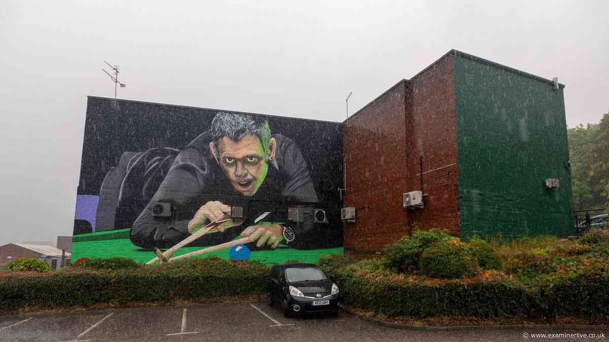 Ronnie O'Sullivan mural in Sheffield goes viral for all the wrong reasons