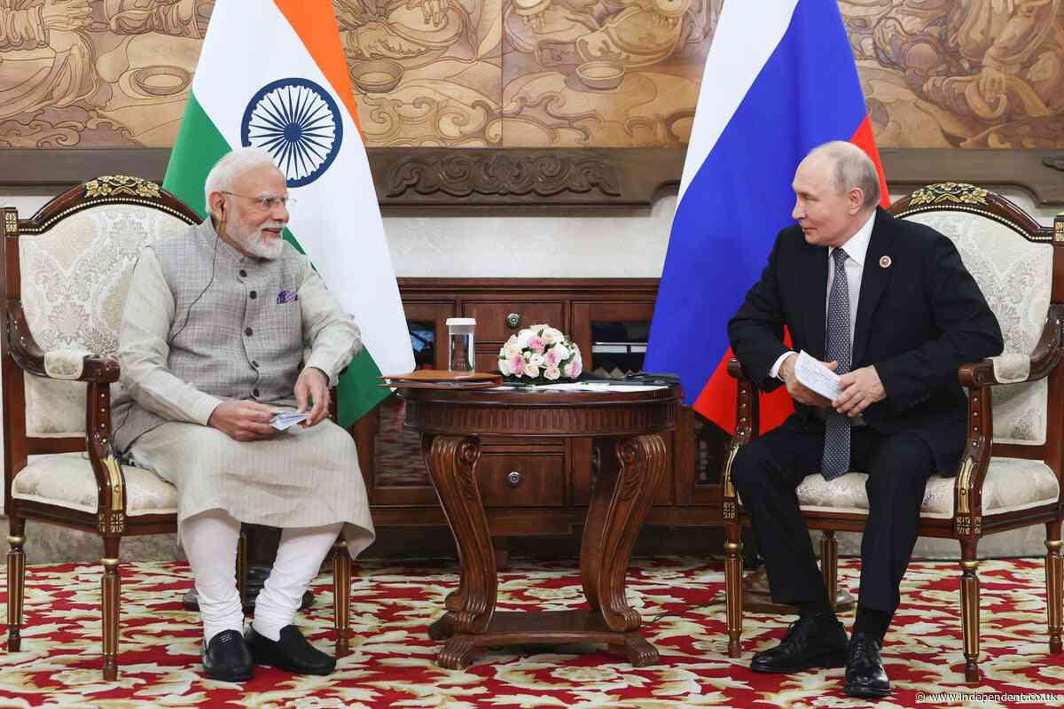 Modi tells visibly tense Putin to end Ukraine war ‘for humanity’s sake’