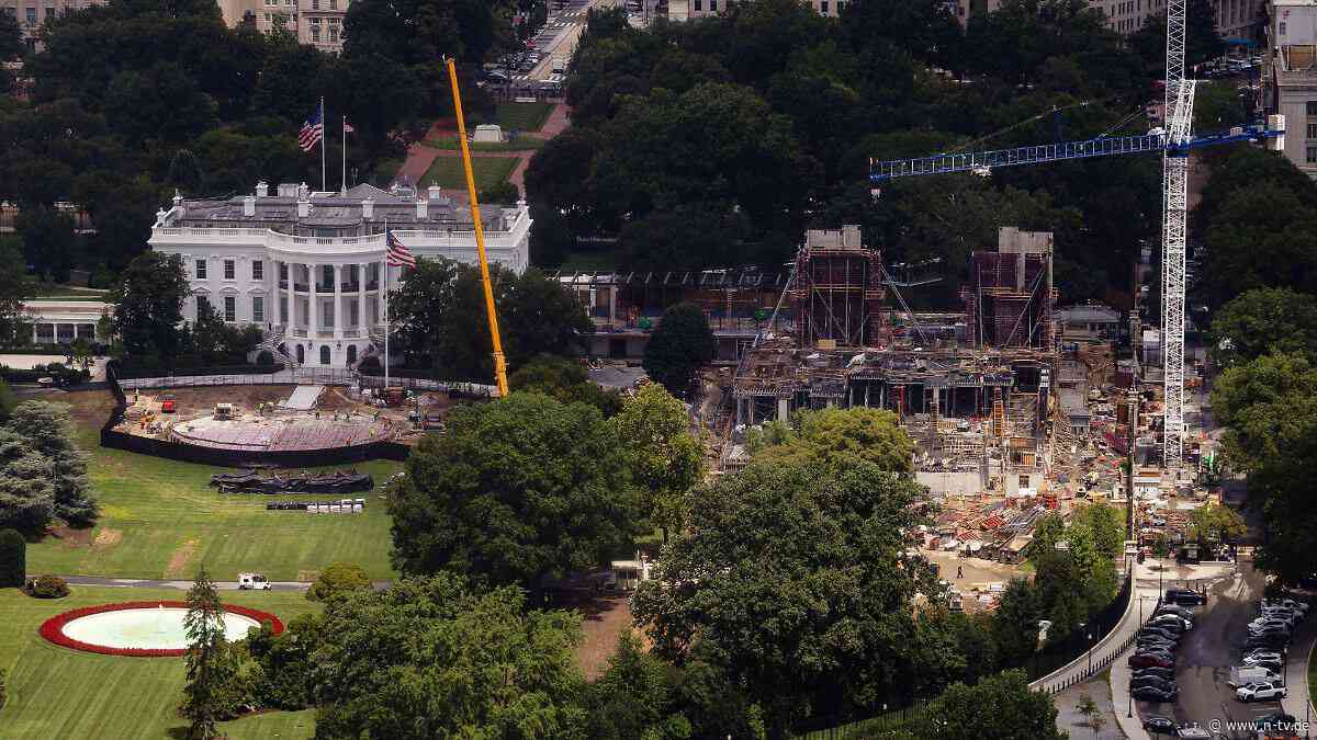 "Letzte Gefahr gebannt": Oberstes Gericht erlaubt Weiterbau an Trumps Ballsaal - vorerst
