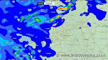 Met Office weather map shows exact time heavy rain will hit Liverpool