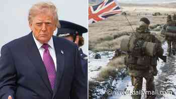 Trump says US position on the Falklands is 'under review' as he puts pressure on UK to boost defence spending