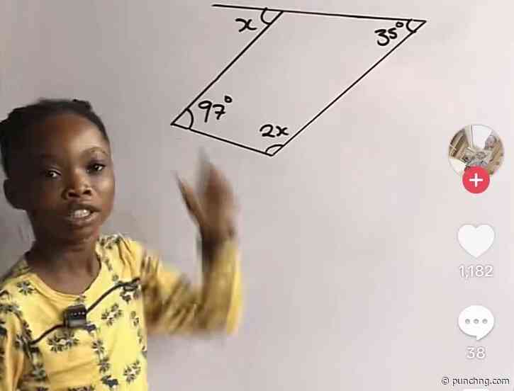 Meet nine-year-old Nigerian girl teaching maths on TikTok