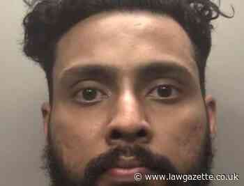 Trainee jailed for cyberflashing court client