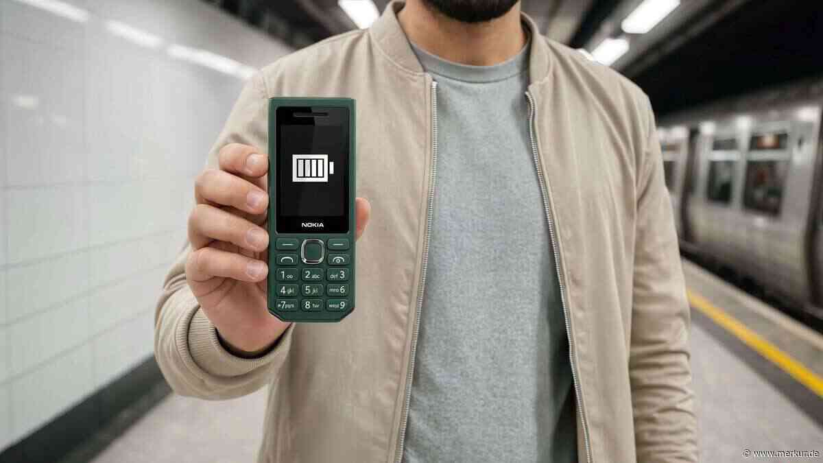Das Nokia 1100 ist zurück: Neues Handy hält 40 Tage und dient sogar als Powerbank – und kostet unter 30 Euro