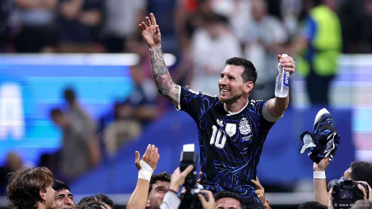 Argentina FA president hails 'eternal' Messi