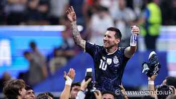 Argentina FA president hails 'eternal' Messi