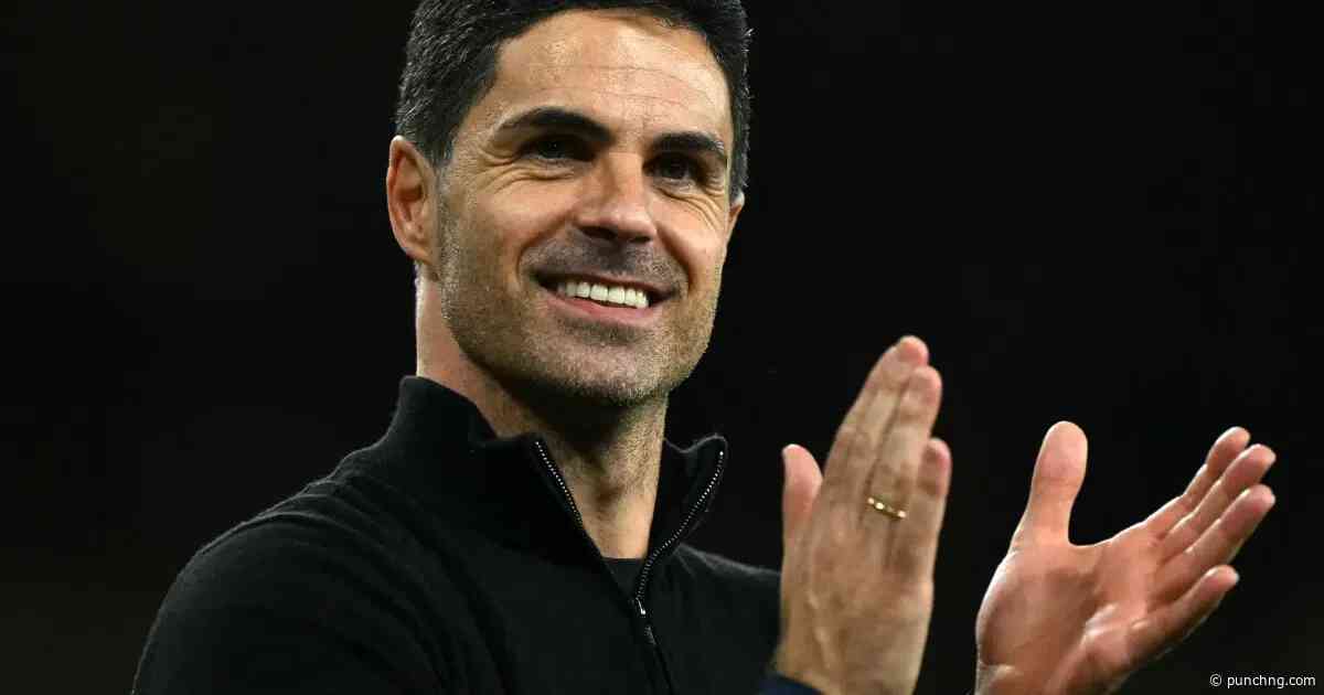EPL: Arteta joins 250-game club, ranks fourth in win percentage