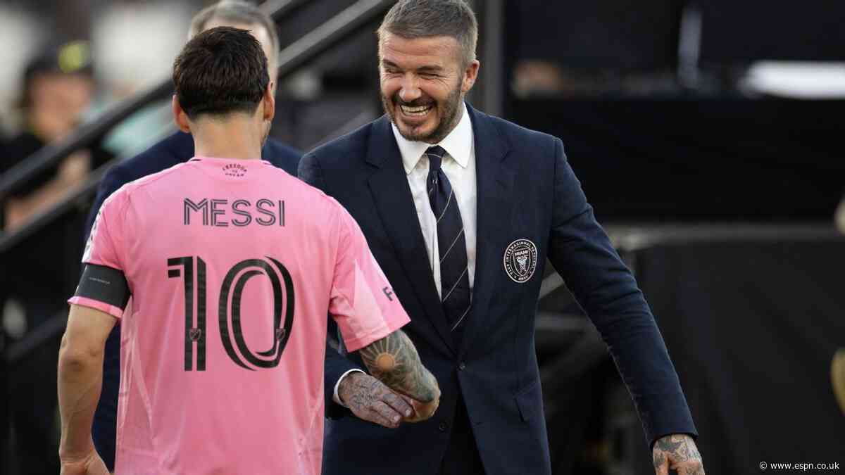 Beckham tribute as Messi retires from Argentina
