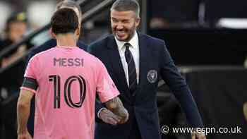 Beckham tribute as Messi retires from Argentina