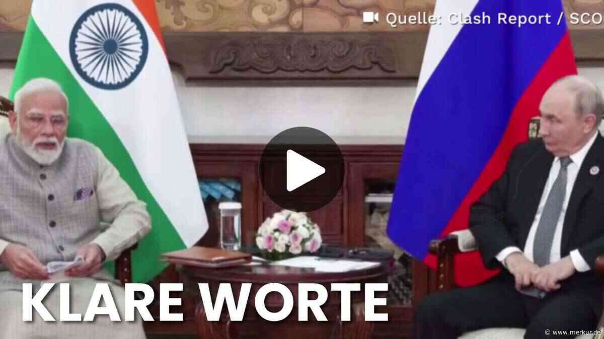 Modi zu Putin beim SCO-Gipfel: „Jeder Tag Krieg wirft die Menschheit zurück.“