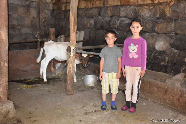 Nina en Gor in Armenië hopen dat ze in de winter naar school kunnen…