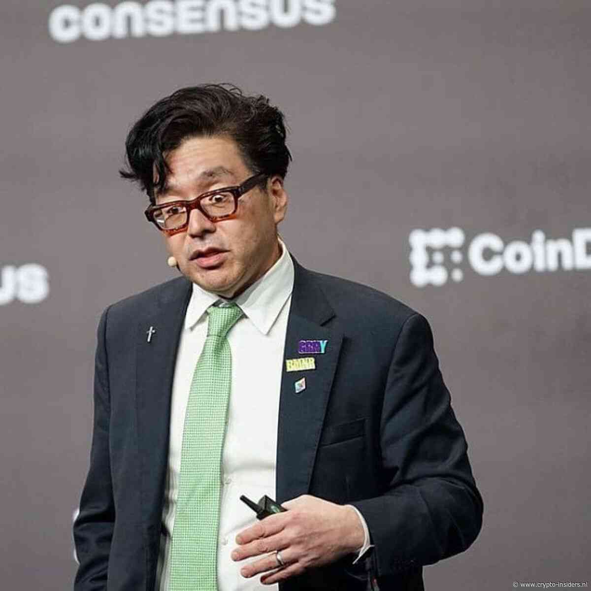 Tom Lee slaat direct weer voor ruim €100 miljoen aan Ethereum in