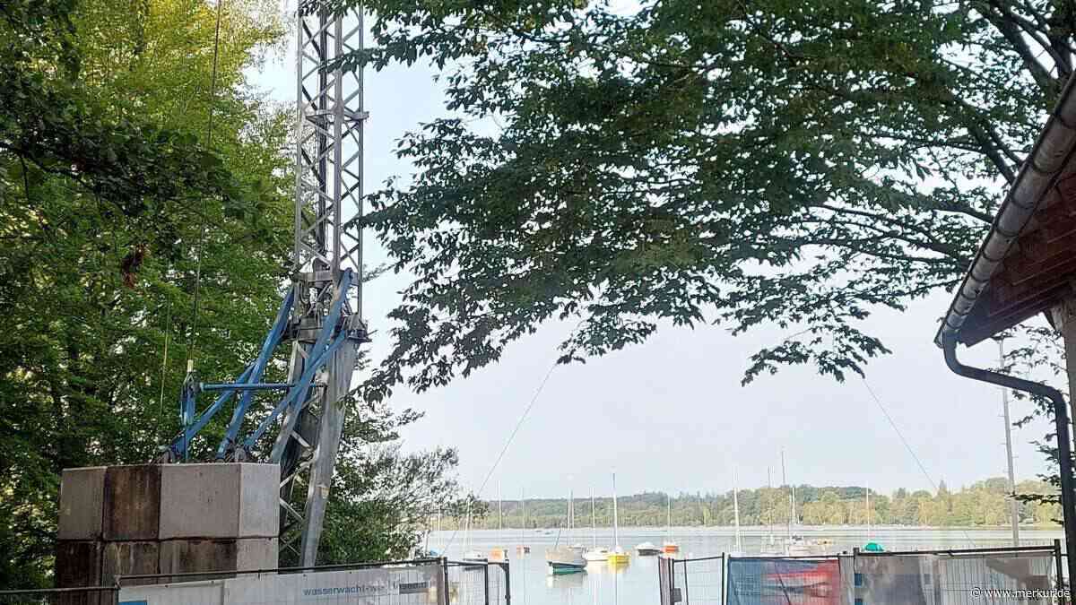 Wasserwacht Wörthsee: Seezugang gesperrt – Neubau für 820.000 Euro beginnt